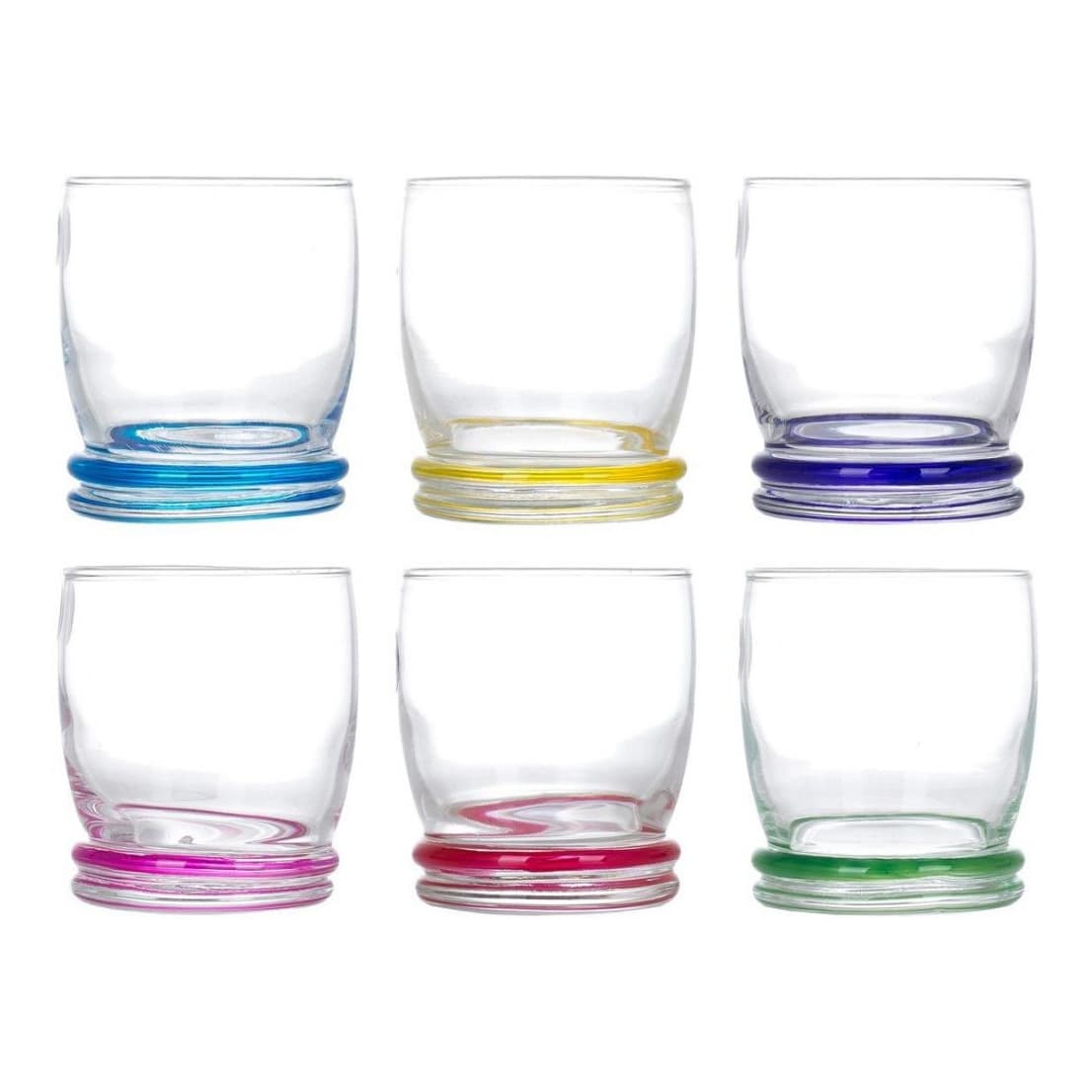 Luminarc Cortina Rainbow Classic Design Tumblers 310ml Set of 6