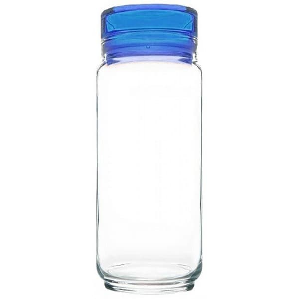 Luminarc Jar 1.0Ltr with Assorted Colors Lid