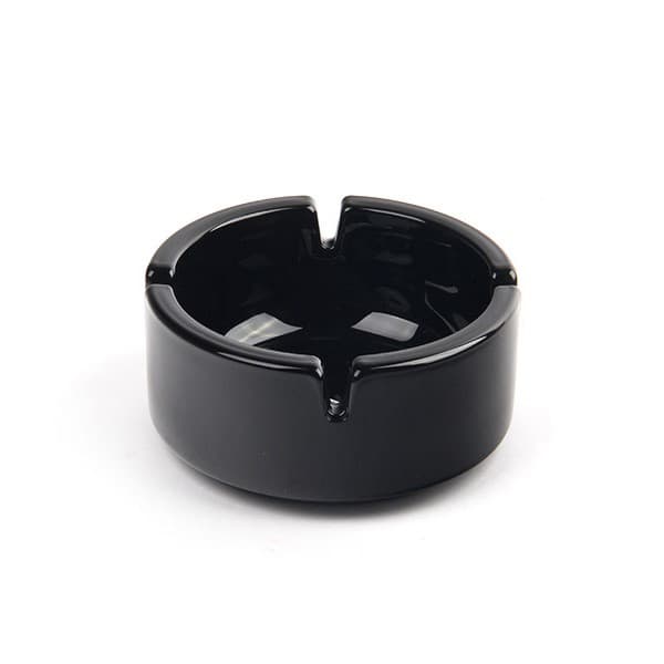 Luminarc Stackable Black Ashtray 10.7cm