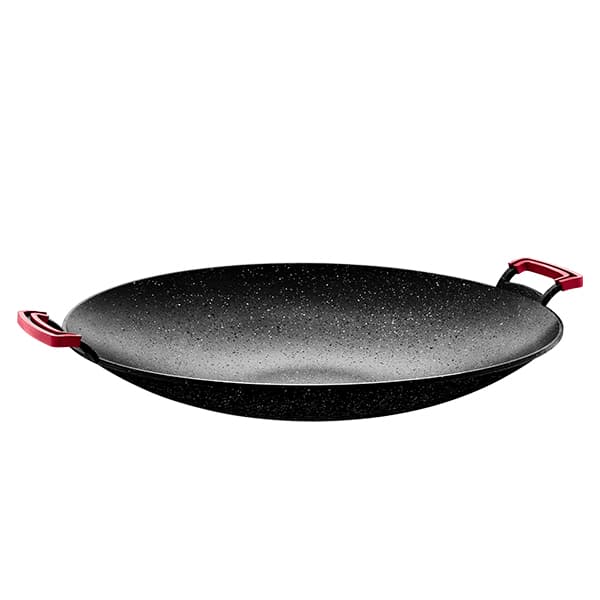 OMS Granite Turkish Wok 40cm Black