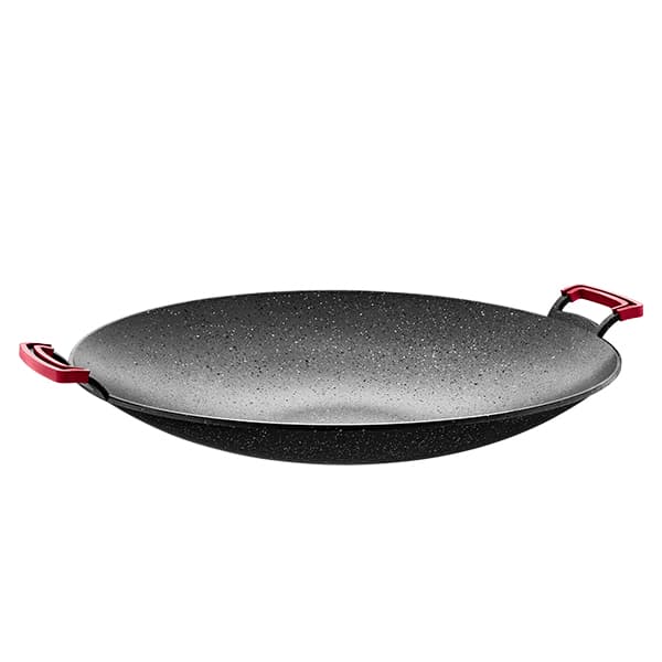 OMS Granite Turkish Wok 40cm Grey