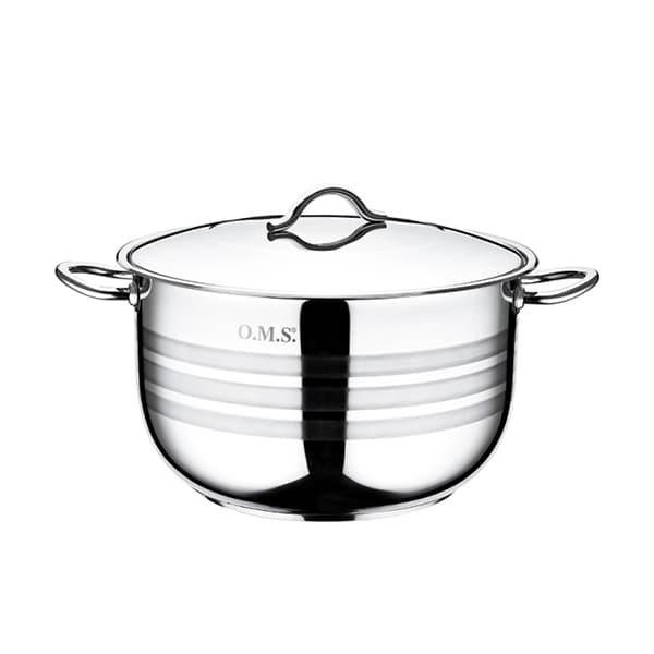 OMS Stainless Steel Casserole with Lid 30cm