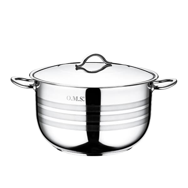 OMS Stainless Steel Casserole with Lid 34cm
