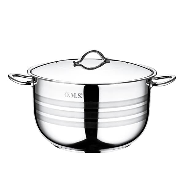 OMS Stainless Steel Casserole with Lid 36cm