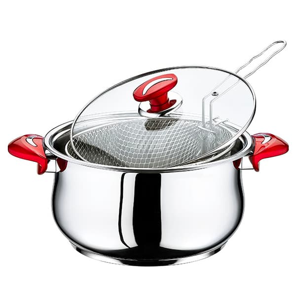 OMS Stainless Steel Frying Cooker 24x14cm