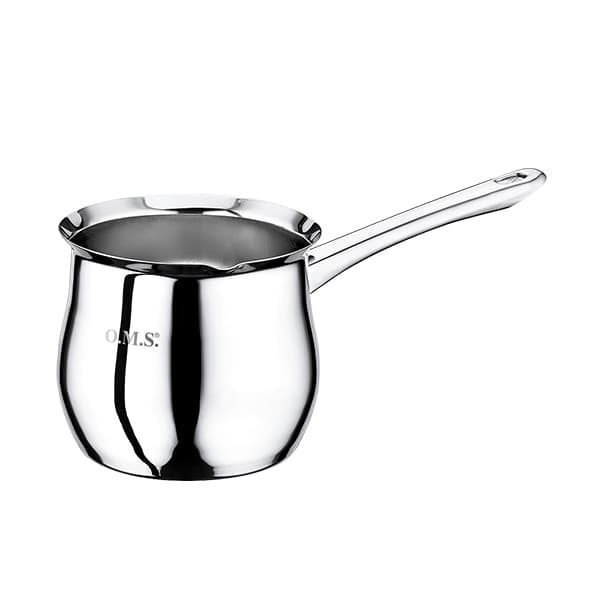 OMS Stainless Steel 18/10 New Oral Coffee Pot Size 6