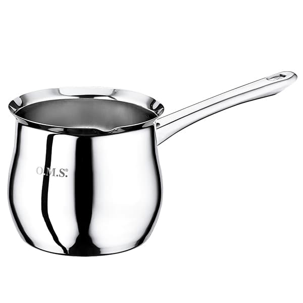 OMS Stainless Steel 18/10 New Oral Coffee Pot Size 8