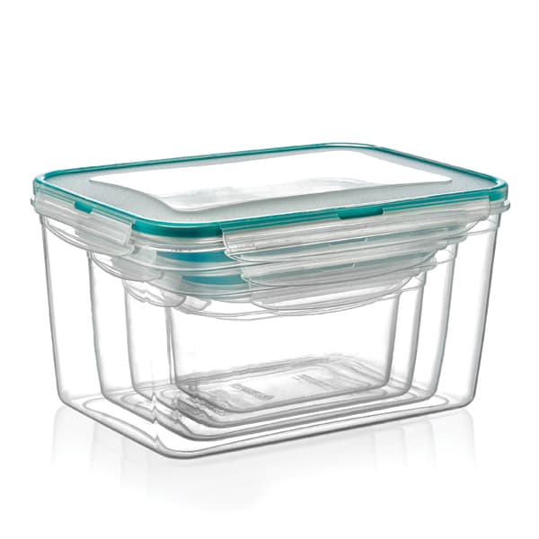 Plast ART Fresh Box Rectangular Set of 4 pcs 8.9 Ltr