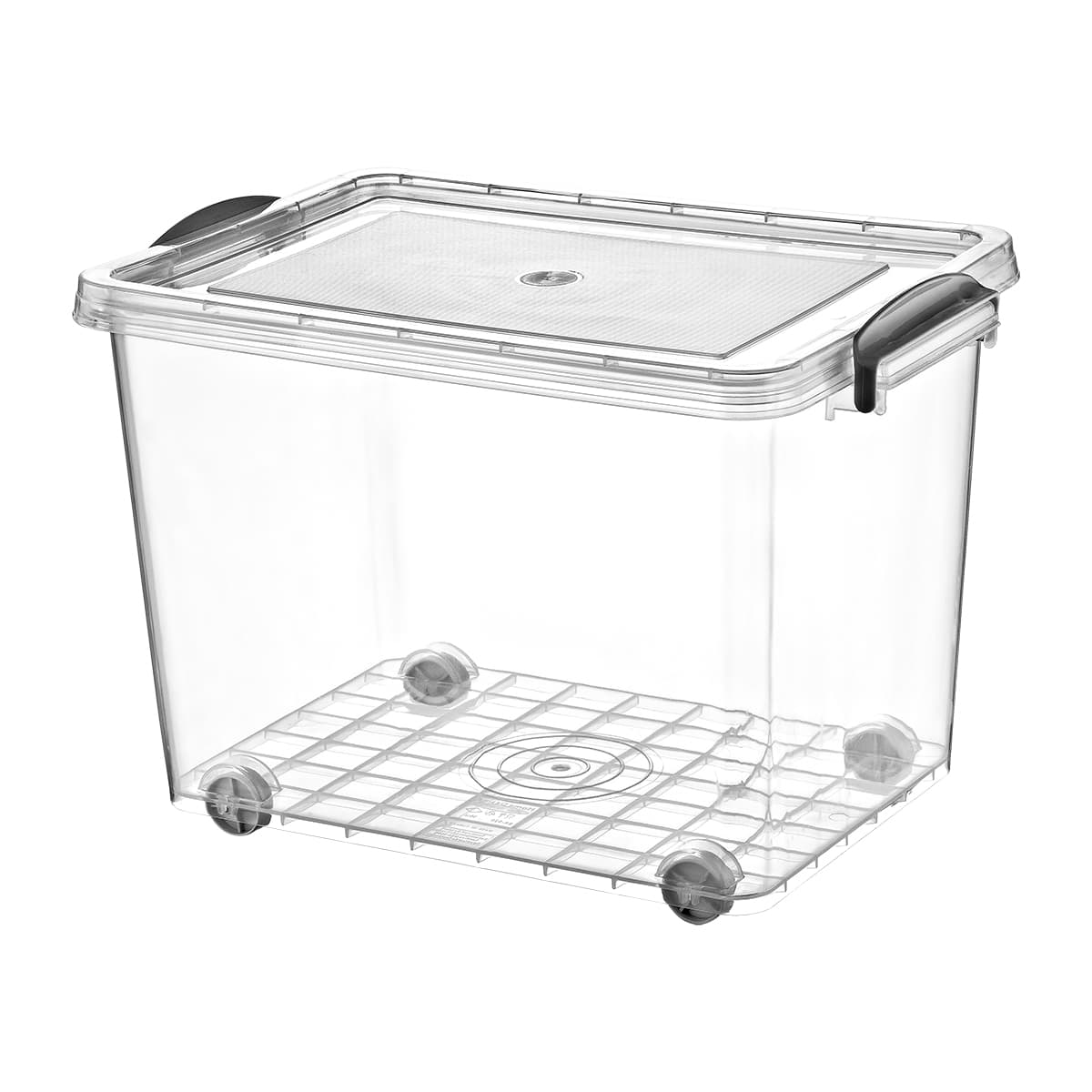 Plast Art Storage Box with Wheels 35L - 48x32x32cm