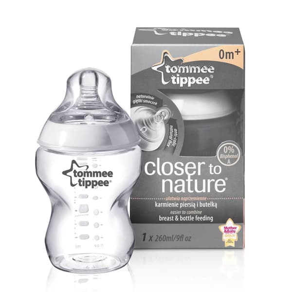 Tommee Tippee Closer to Nature Feeding Bottle 260ml