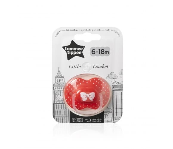 Tommee Tippee Closer to nature LITTLE LONDON SOOTHER Girl(6-18M)