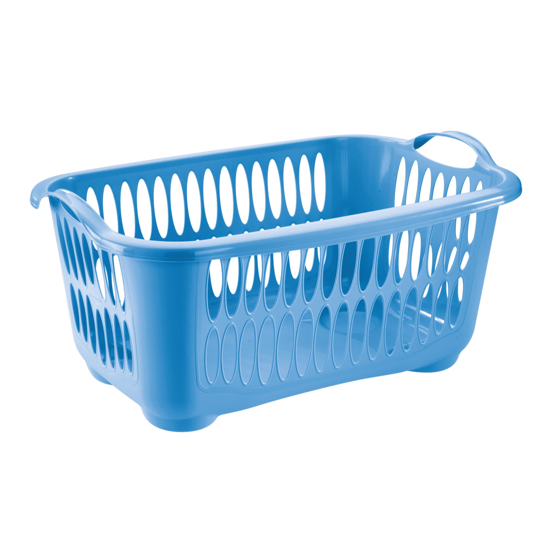 Tontarelli Rectangular Laundry Basket 33.5L Cover Line 58.5x38xh27.3cm (Assorted Colors)