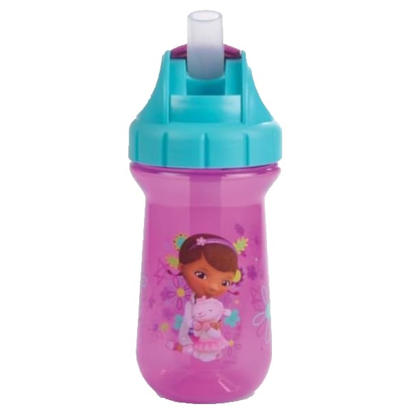 Disney First Years DOC 10oz Flip-top Straw Cup