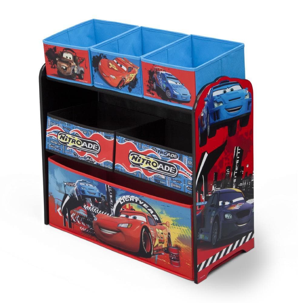 Delta Cars Multi Bin Toy Organizer