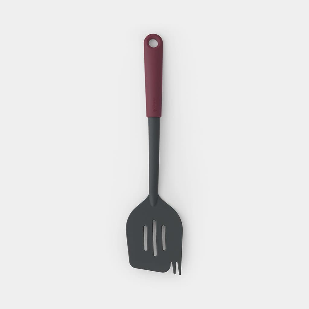 Brabantia TASTY+ - Aubergine Red Spatula plus Fork
