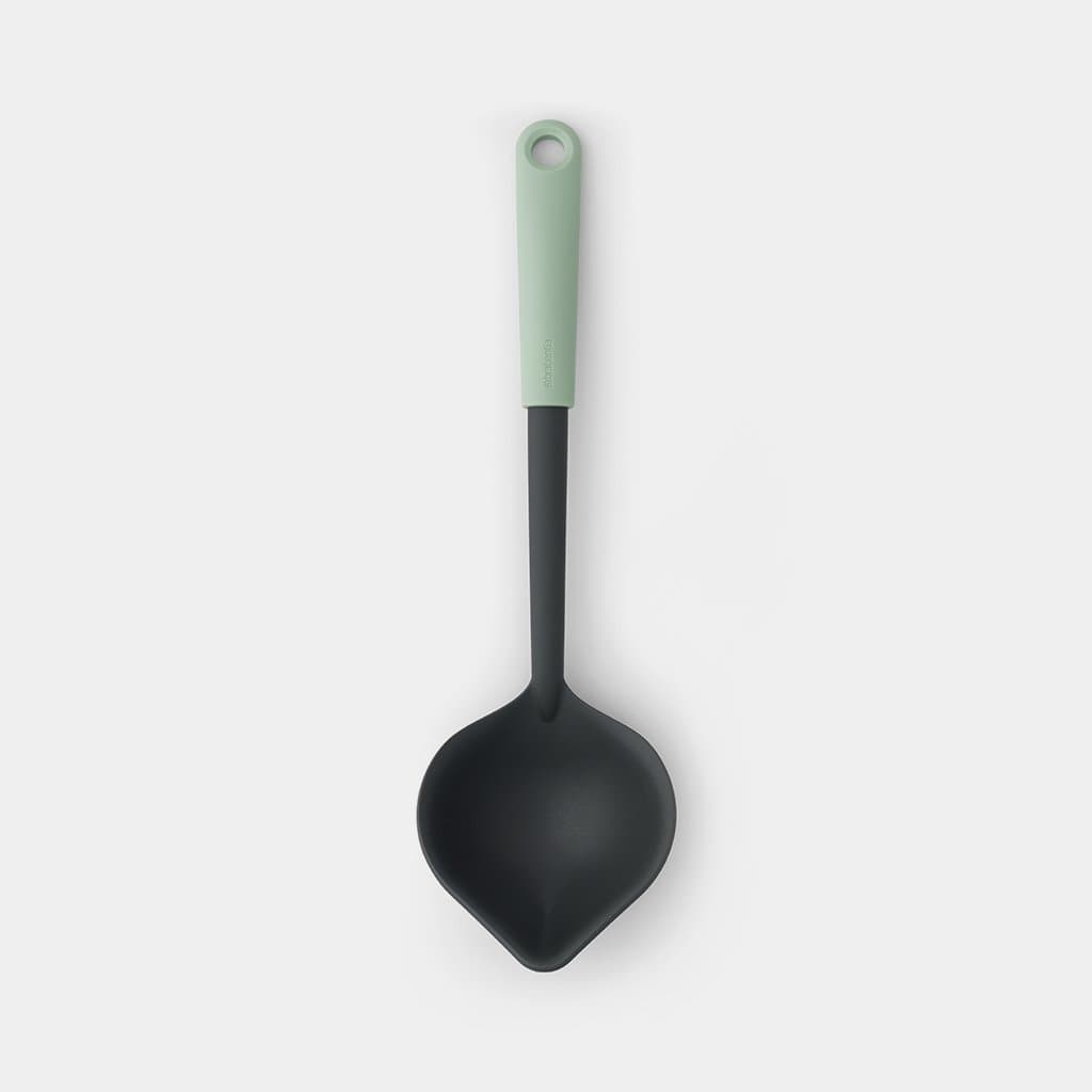 Brabantia TASTY+ - Jade Green Soup Ladle plus Scraper Tool
