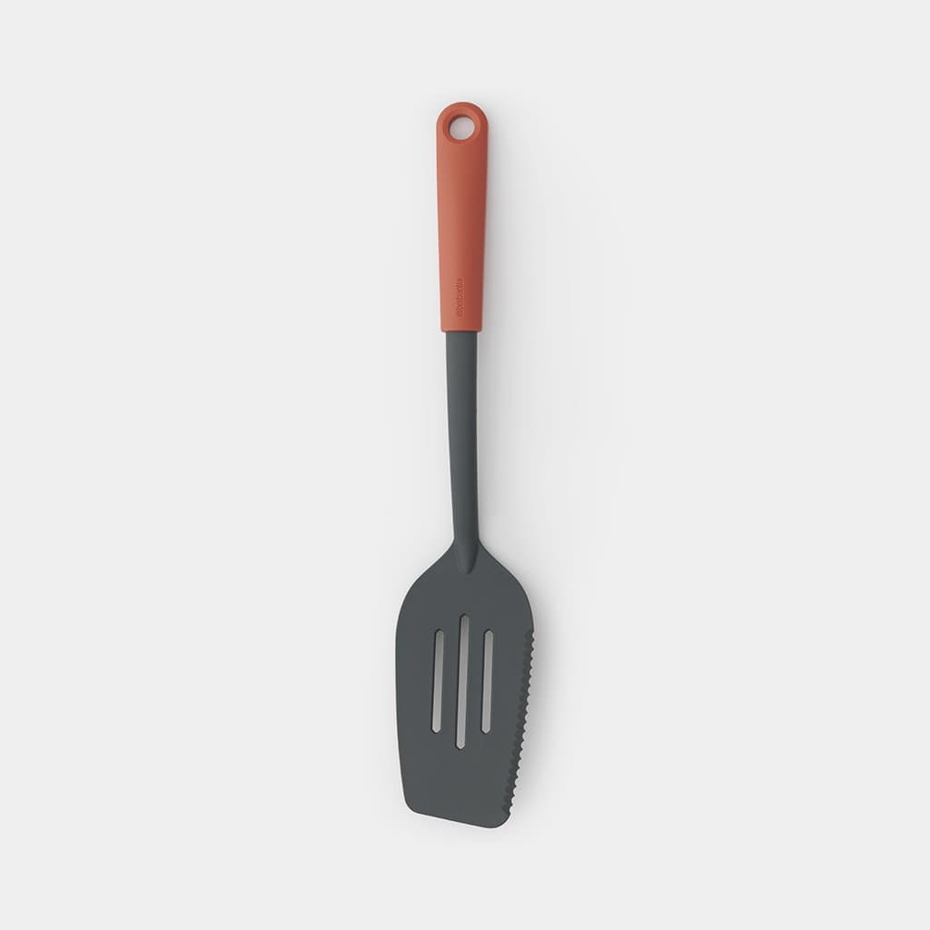 Brabantia TASTY+ - Terracotta Pink Spatula plus Cutting Edge