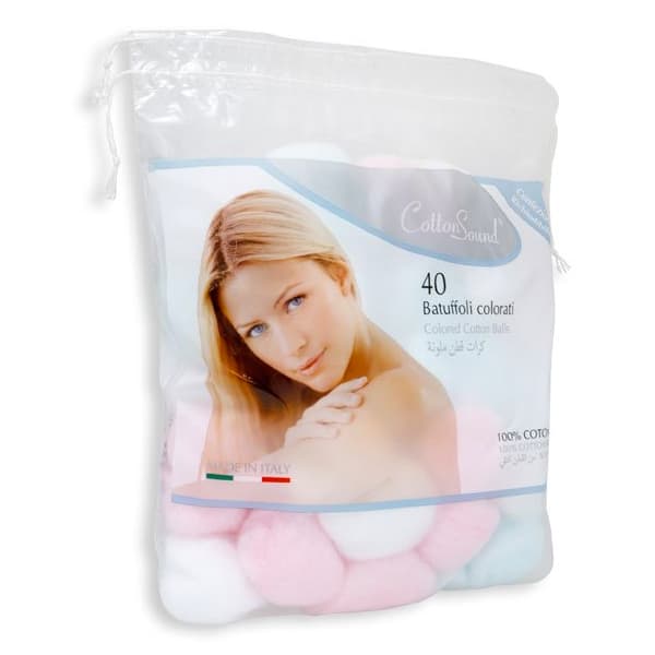 Cotton Sound Colored Cotton Balls 40