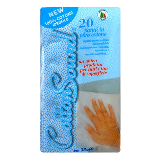 Cotton Sound 20 Pcs Multipurpose Cloth Blue 33x40