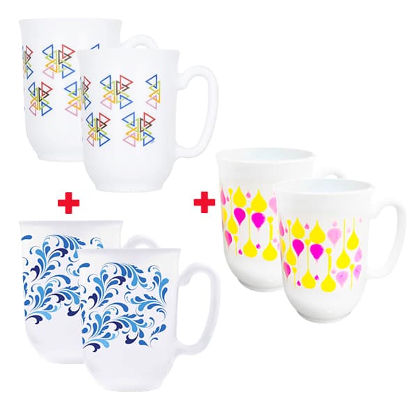 Bundle of 6 Jules 2 Mugs 320ml