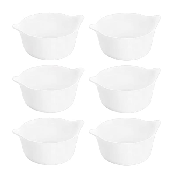 Bundle of 6 Luminarc Smart Cuisine White Round Bowl 11cm