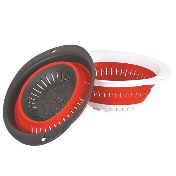 Plast Art Foldable Strainer 36cm (Assorted Colors)