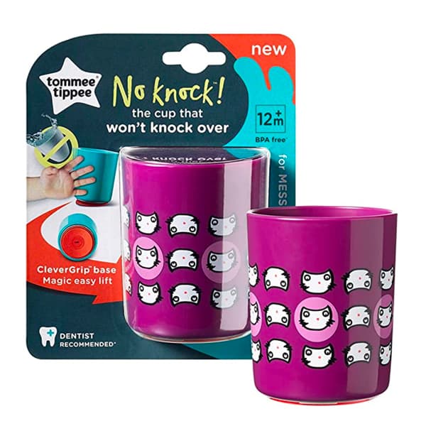 Tommee Tippee No Knock Cup Small 12+ months Blue/Purple