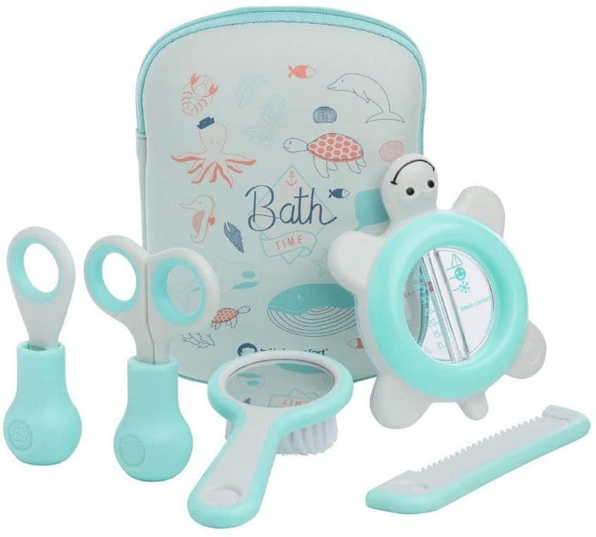 Bebeconfort Baby Wash Set with Bag Water life