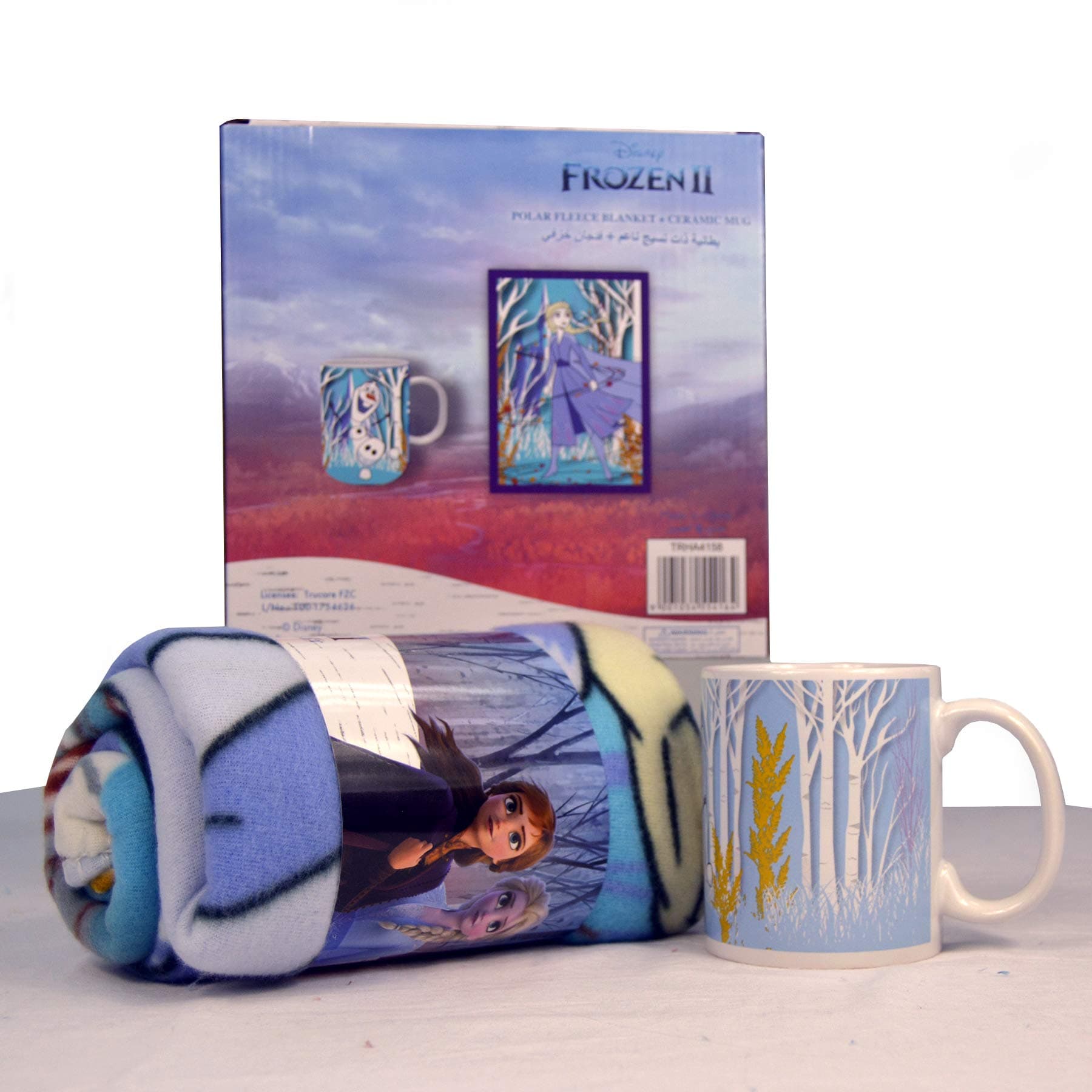 Disney Frozen II Can Shape Mug With Polar Fleece Blanket