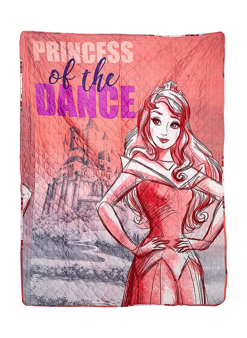 Disney Princess Printed Blanket Multicolor 150cm x 200cm For Girl