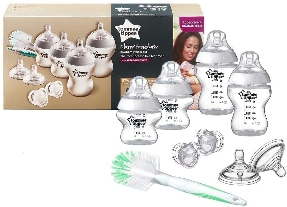 Tommee Tippee Closer To Nature Feeding Bottle Kit Pack of 5