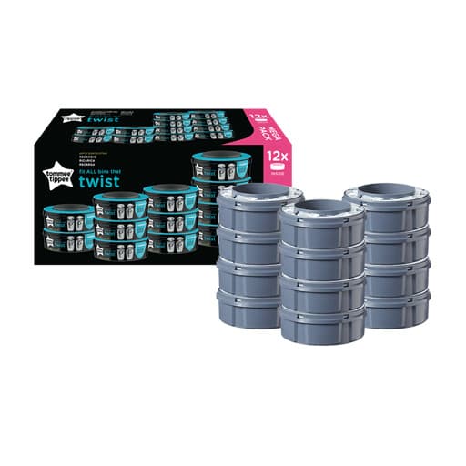 Tommee Tippee Twist & Click Sangenic Universal Cassette 12 Pcs