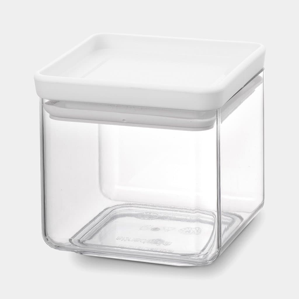 Brabantia Square Canister 0.7L - Light Grey