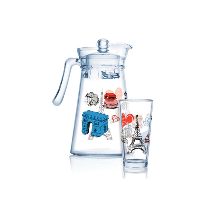 Luminarc Neo Love Paris Drink set of 7