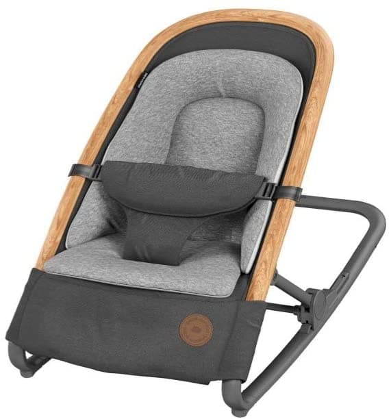 Bebeconfort Kori 2 in1 Recliner Grey & Wood Finish