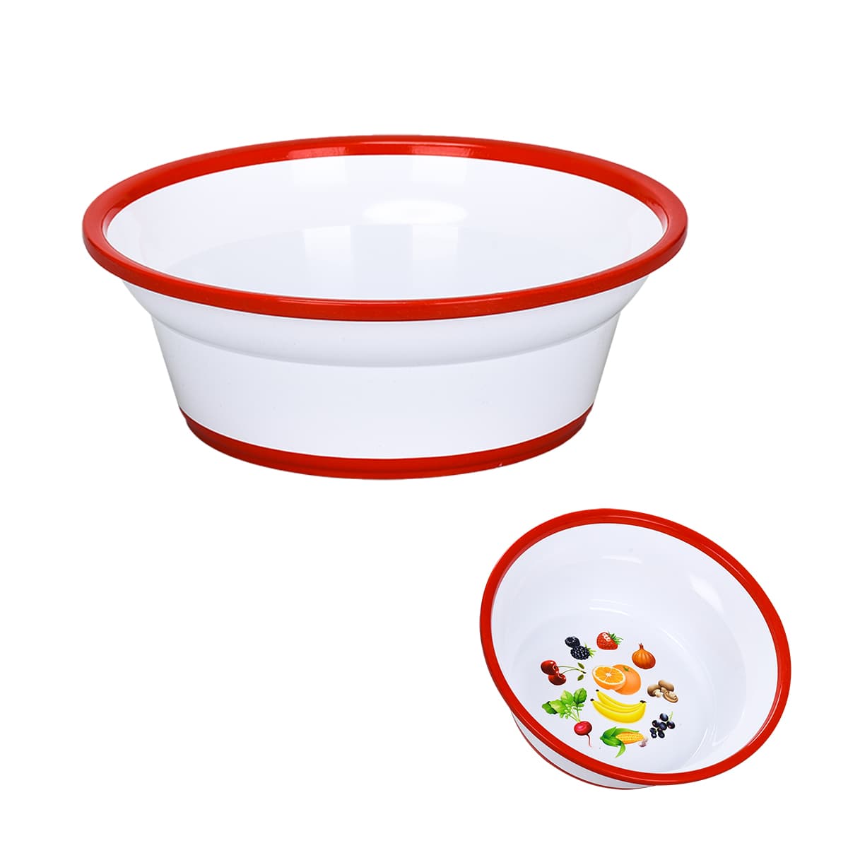 Plast Art Bowl wtih Ring 5L (Assorted Colors)