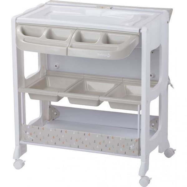 Safety 1st Dolphy Changing Table with Bath Tube Warm Grey (Open Box)