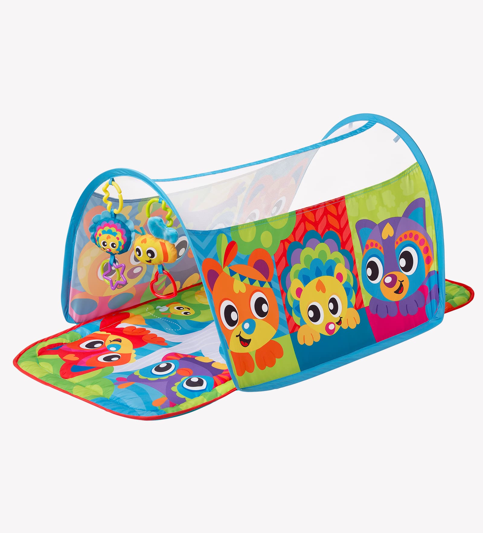 Playgro Honey Bee Bear Activity Tunnel Gym
