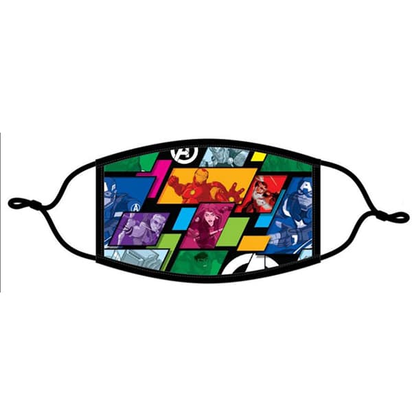 Avengers 3 Layers Face Mask Set of 3 pcs Re-usable 2 Size: XS (4-6-Yrs)
