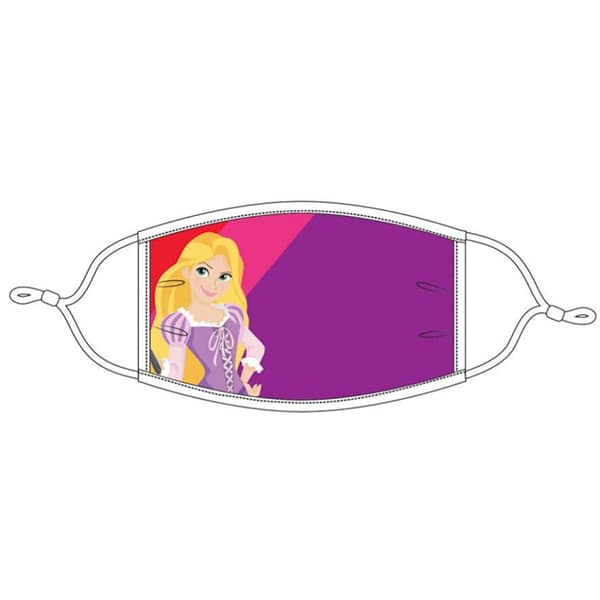Disney Princess rapunzel 3 Layers Face Mask Set of 3 pcs Re-usable 2 Size: XS (4-6-Yrs)