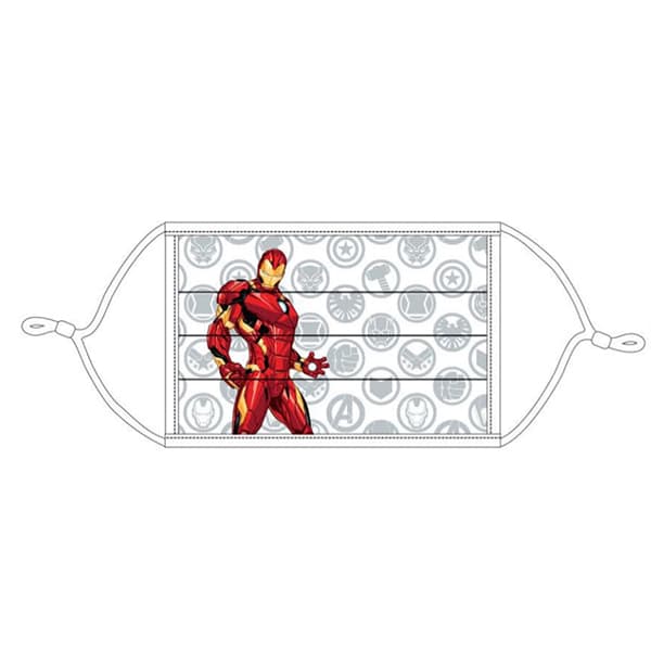 Ironman 3 Layers Face Mask Set of 3 pcs Re-usable 2 Size: XS (4-6-Yrs)
