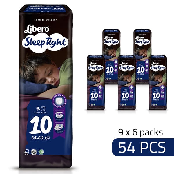 Libero Daipers Comfort 10 - 35-60 Kg Box (9 X 6 =54 Pcs)