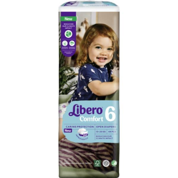 Libero Daipers Comfort 6 - 13-20 Kg ( 22 Pcs)