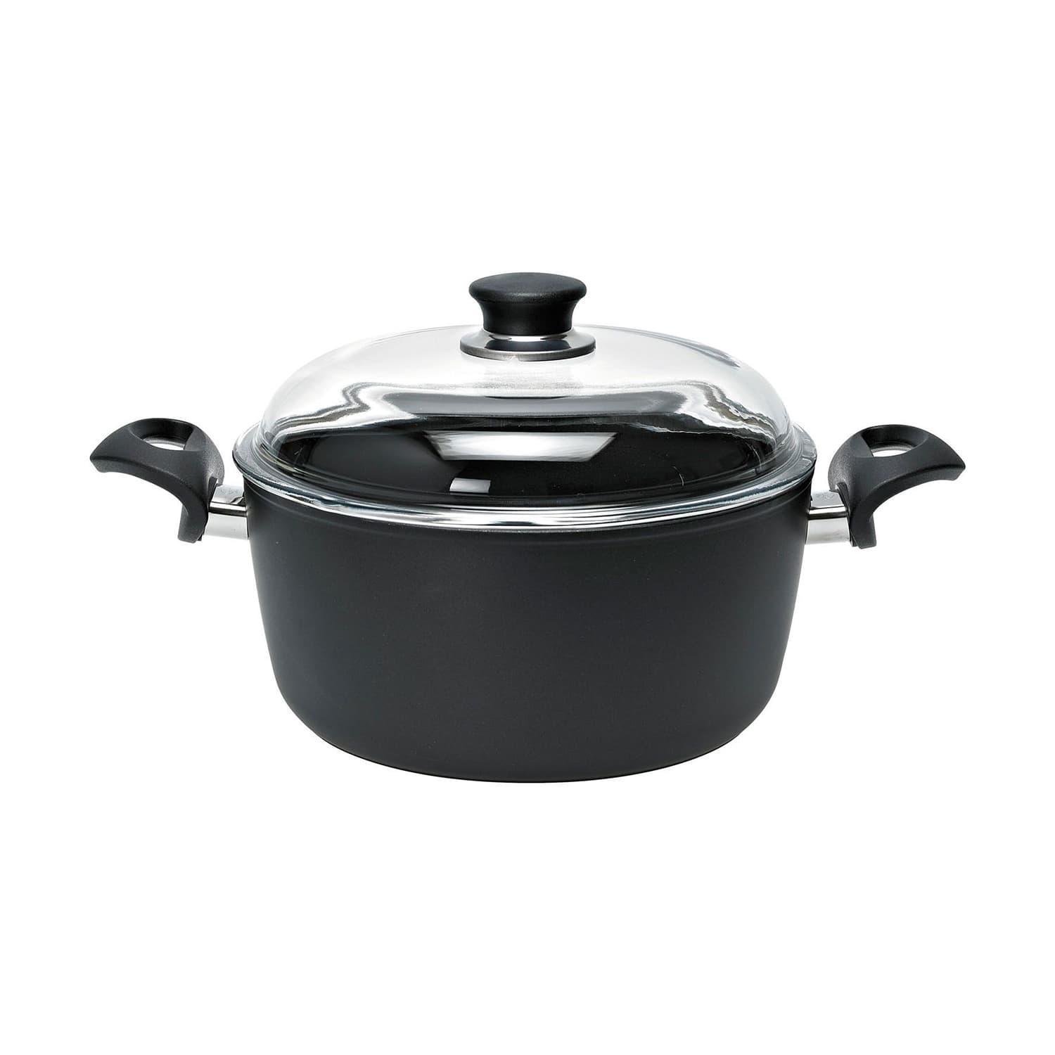 Ballarini Rialto Non-stick Casserole with Glass Lid 24cm