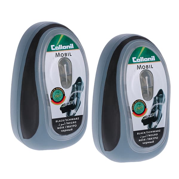 Bundle of 2 Collonil Mobil Sponge with Liquid Black