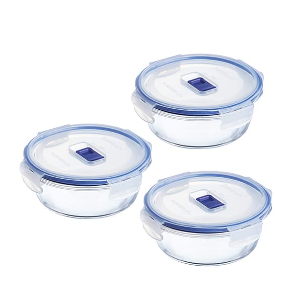 Bundle of 3 Luminarc Pure Box Round 420ml
