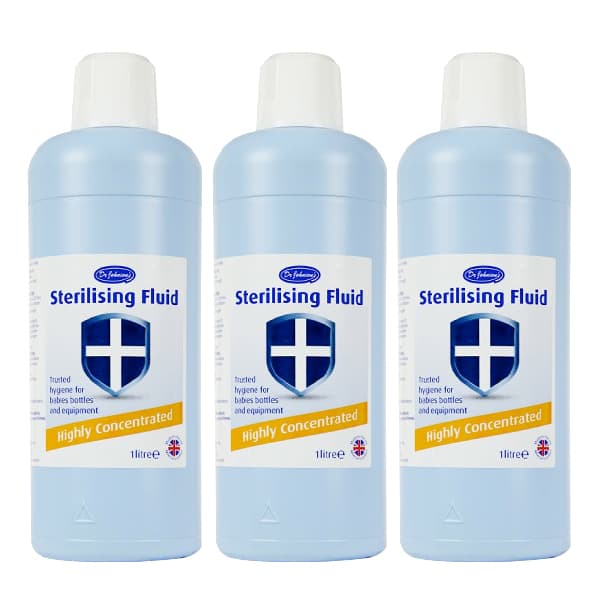 Bundle of 3 MPM Dr Johnson's Sterilizing Fluid 1L