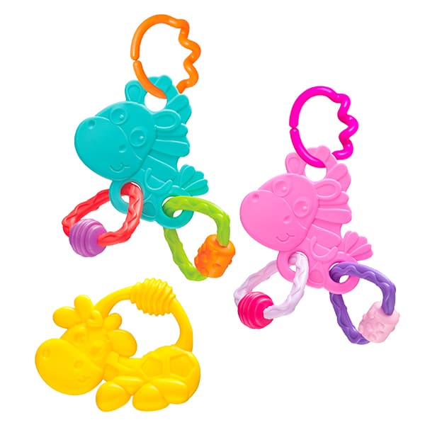 Bundle of 3 Playgro Teething Toys