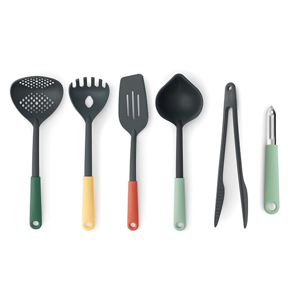 Bundle of 6 Brabantia Tasty+ Kitchen Utensils - Pack A