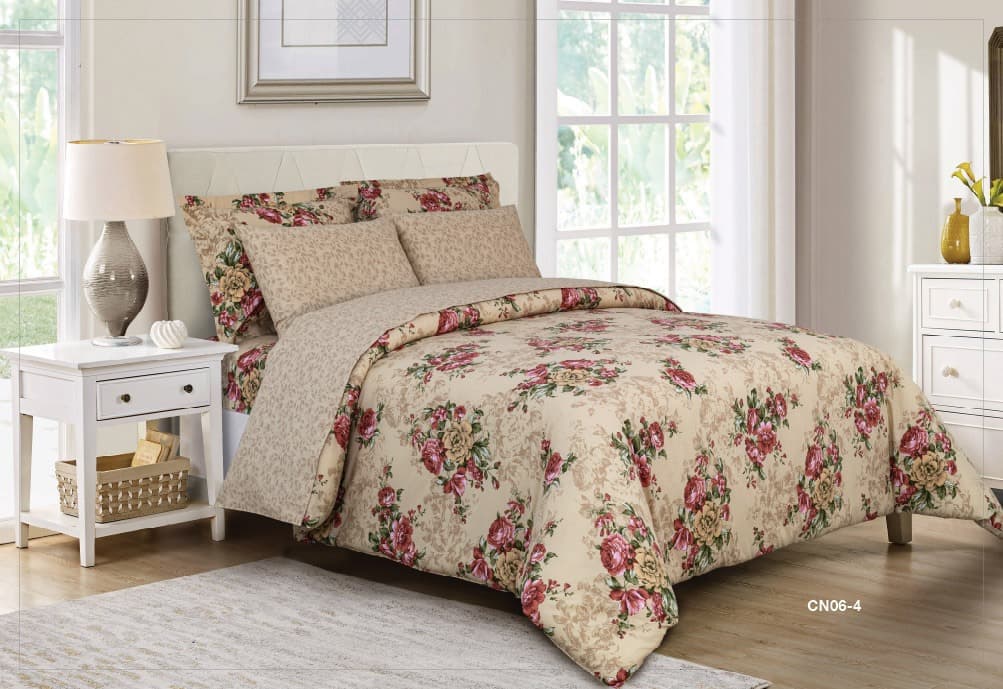 Cannon Single Printed Comforter Set of 3 (CN06-4)